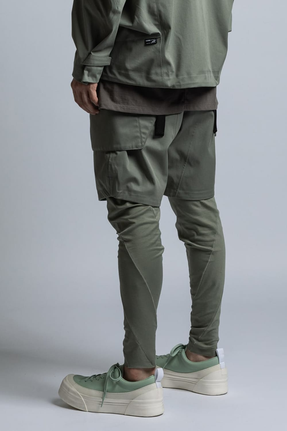 CORDURA NYLON COTTON 3Layer Short Pants Sage Green