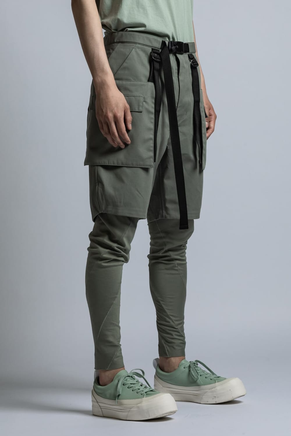 CORDURA NYLON COTTON 3Layer Short Pants Sage Green