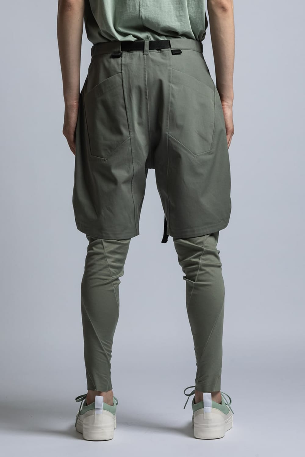 CORDURA NYLON COTTON 3Layer Short Pants Sage Green