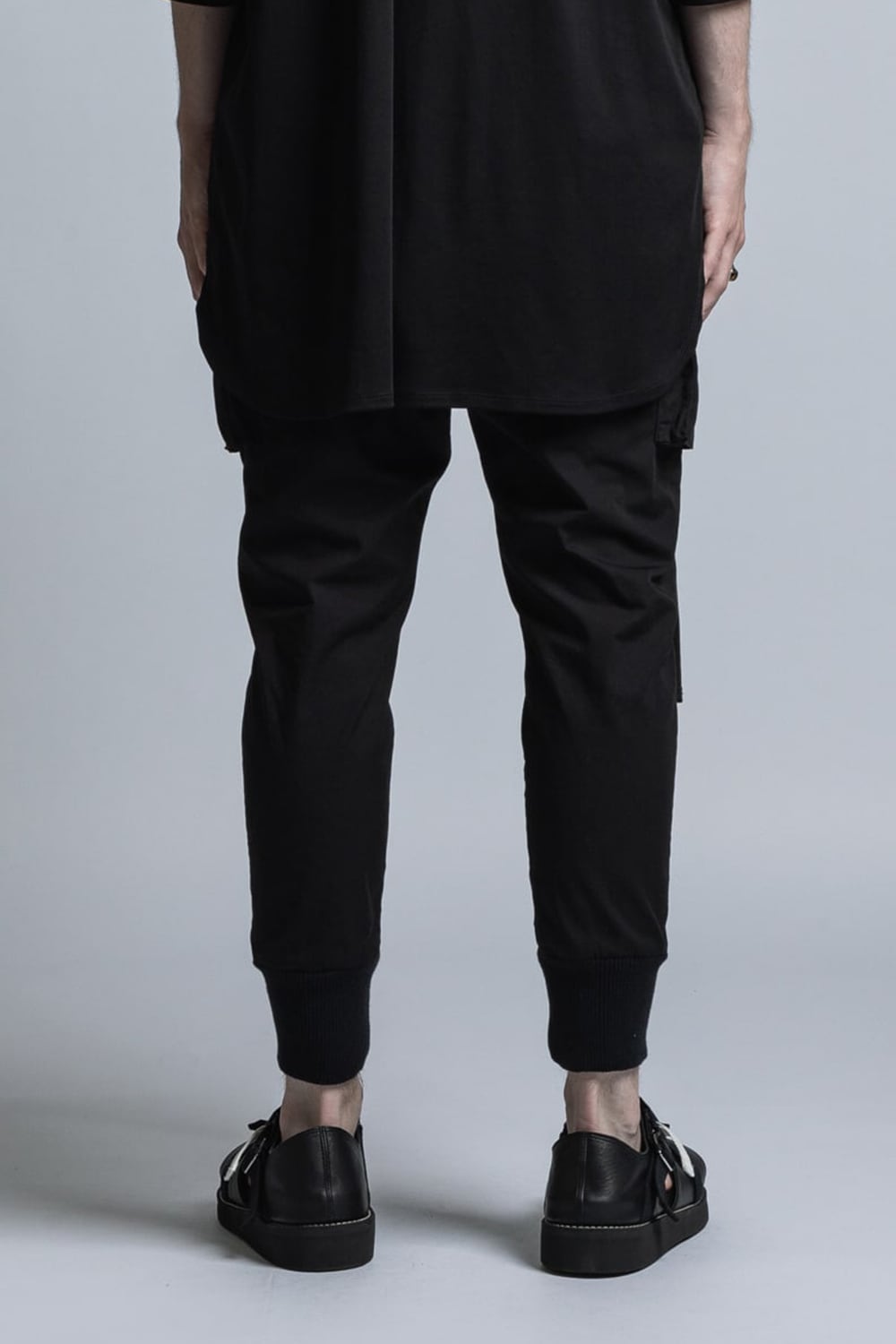 CORDURA NYLON COTTON Water-Repellent Rib Pants Black