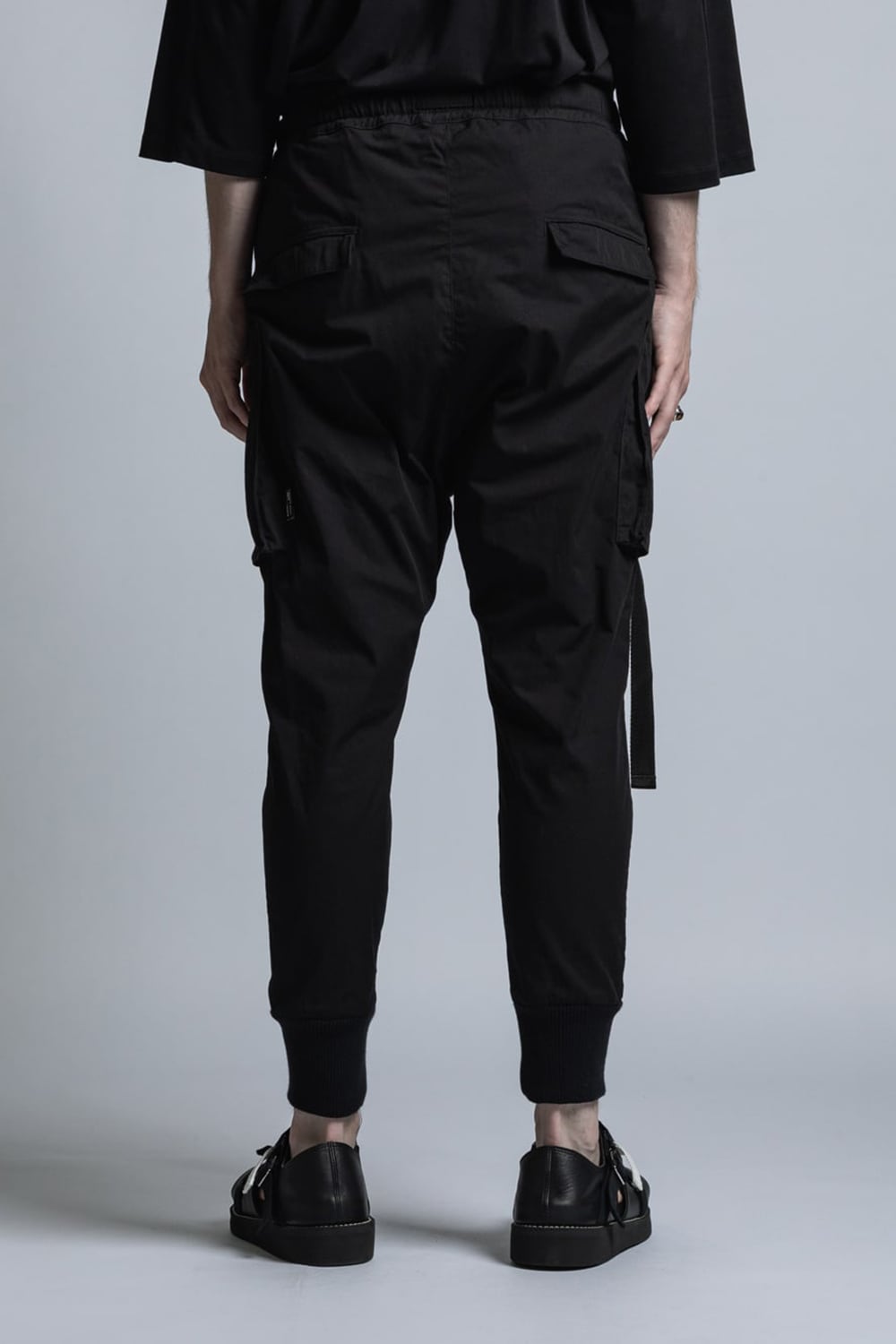 CORDURA NYLON COTTON Water-Repellent Rib Pants Black