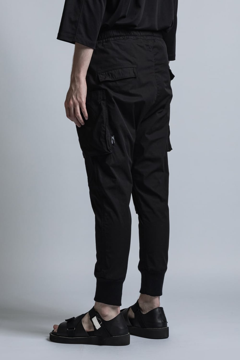 CORDURA NYLON COTTON Water-Repellent Rib Pants Black