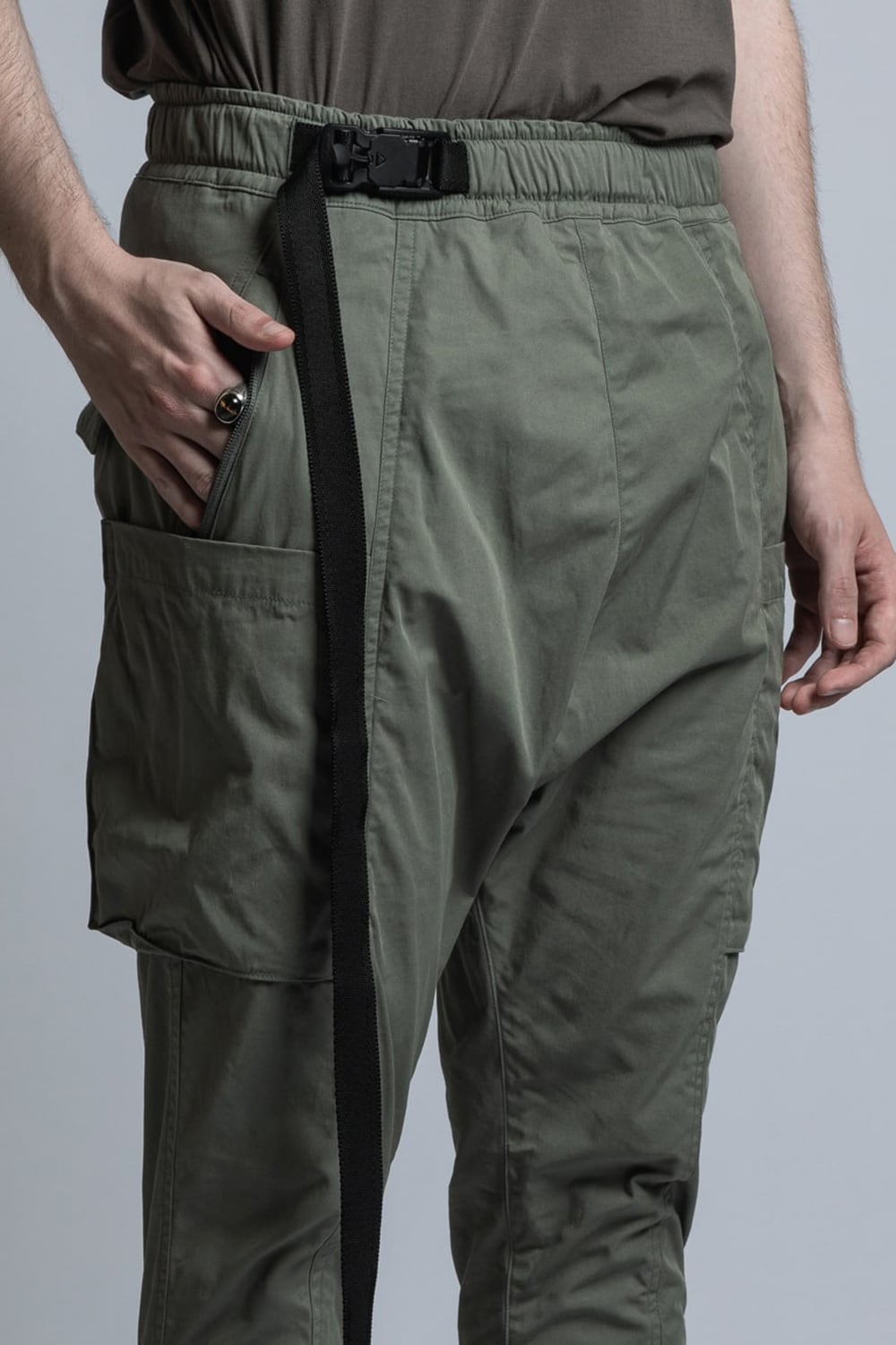 CORDURA NYLON COTTON Water-Repellent Rib Pants Sage Green