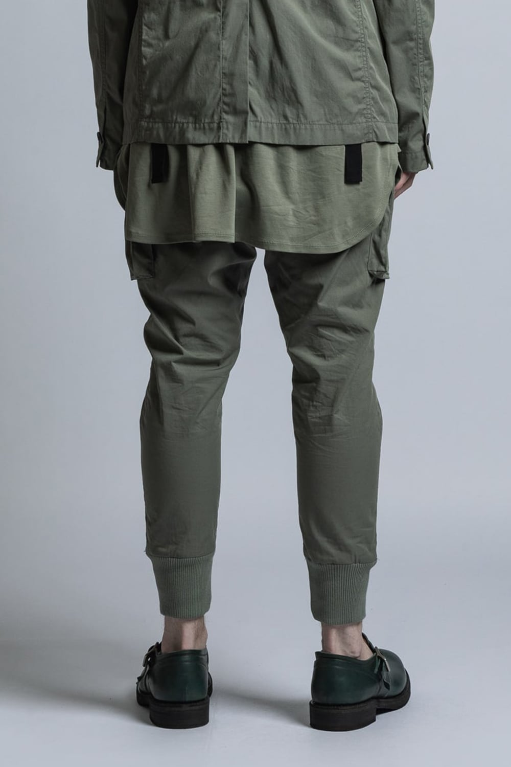 CORDURA NYLON COTTON Water-Repellent Rib Pants Sage Green