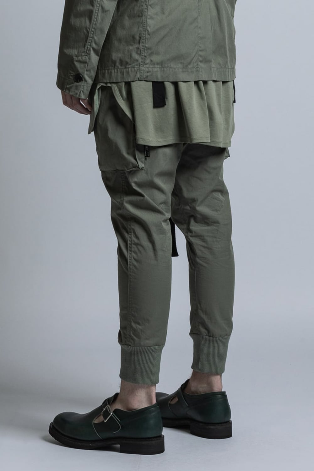 CORDURA NYLON COTTON Water-Repellent Rib Pants Sage Green