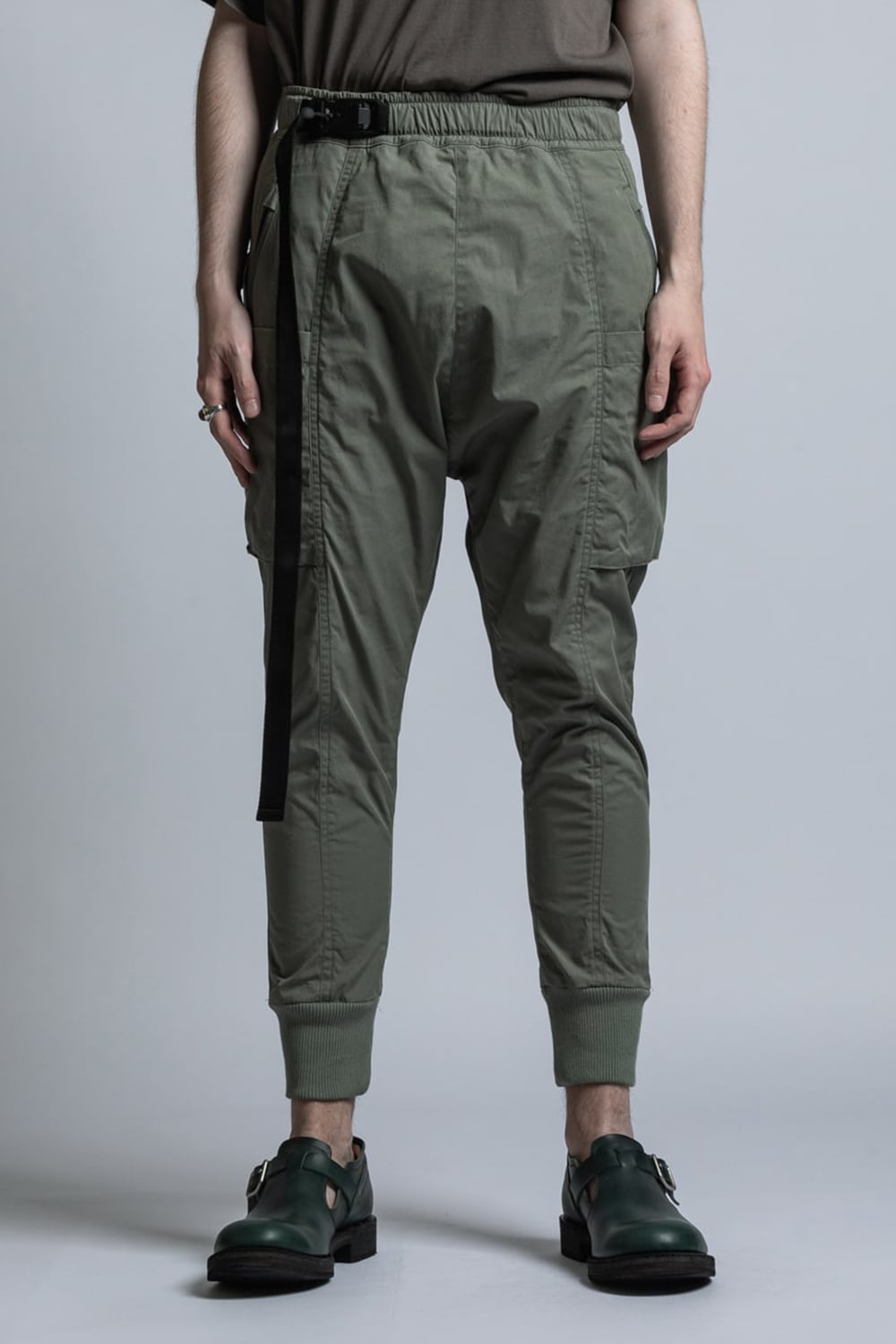 CORDURA NYLON COTTON Water-Repellent Rib Pants Sage Green