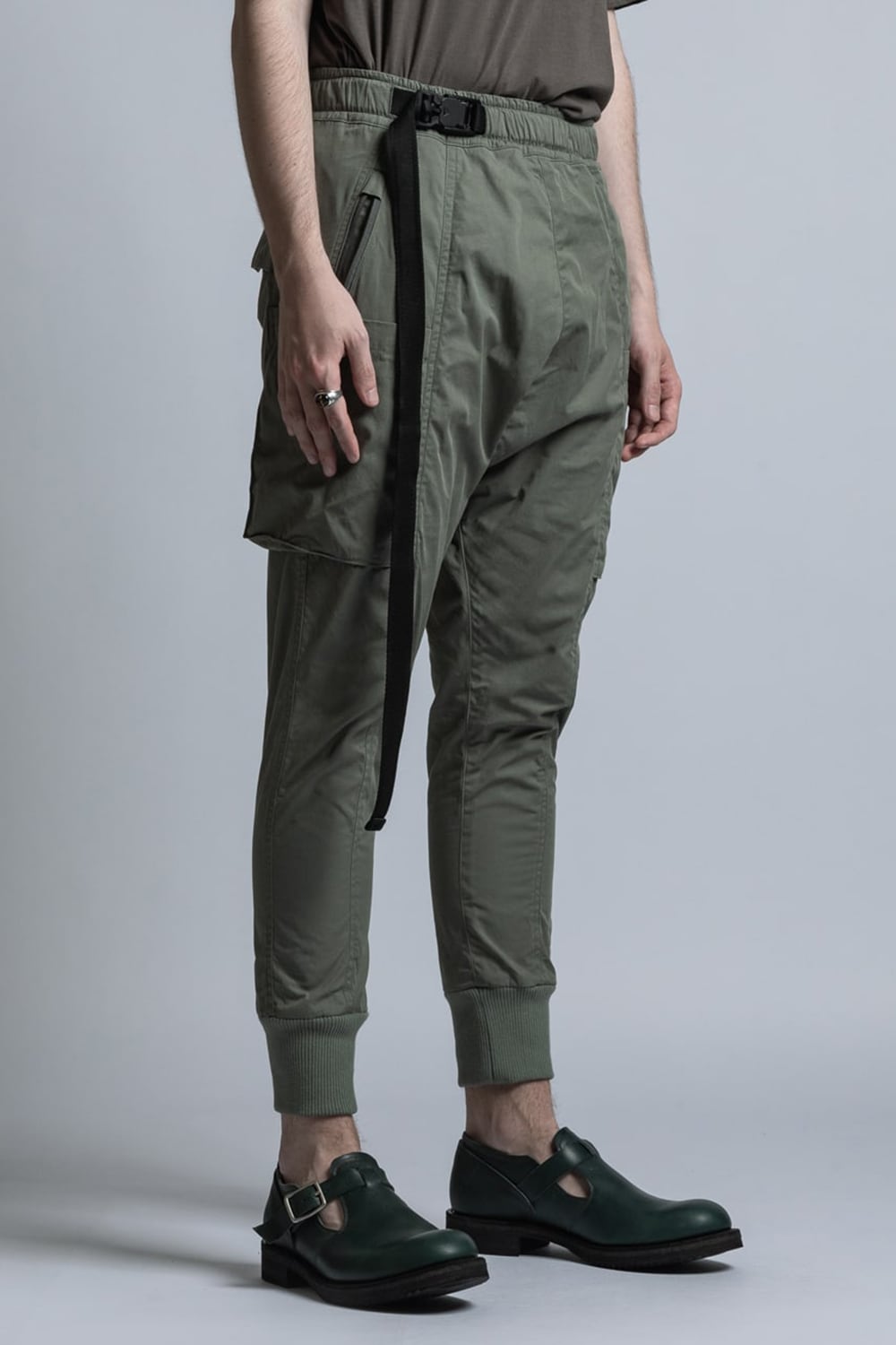 CORDURA NYLON COTTON Water-Repellent Rib Pants Sage Green