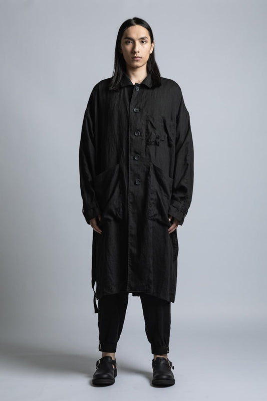 リネンブロード コート