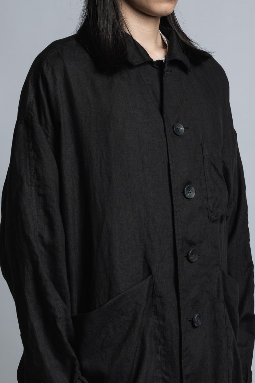 リネンブロード コート