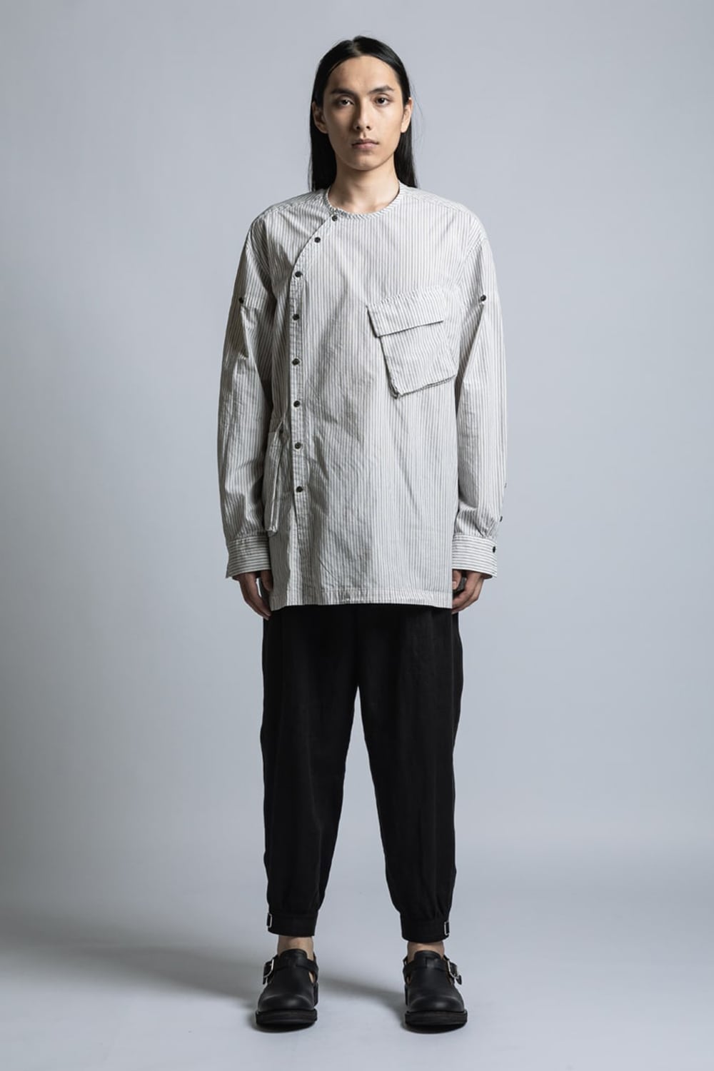 リネンブロード カフパンツ