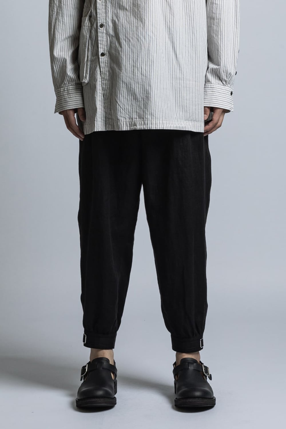 リネンブロード カフパンツ