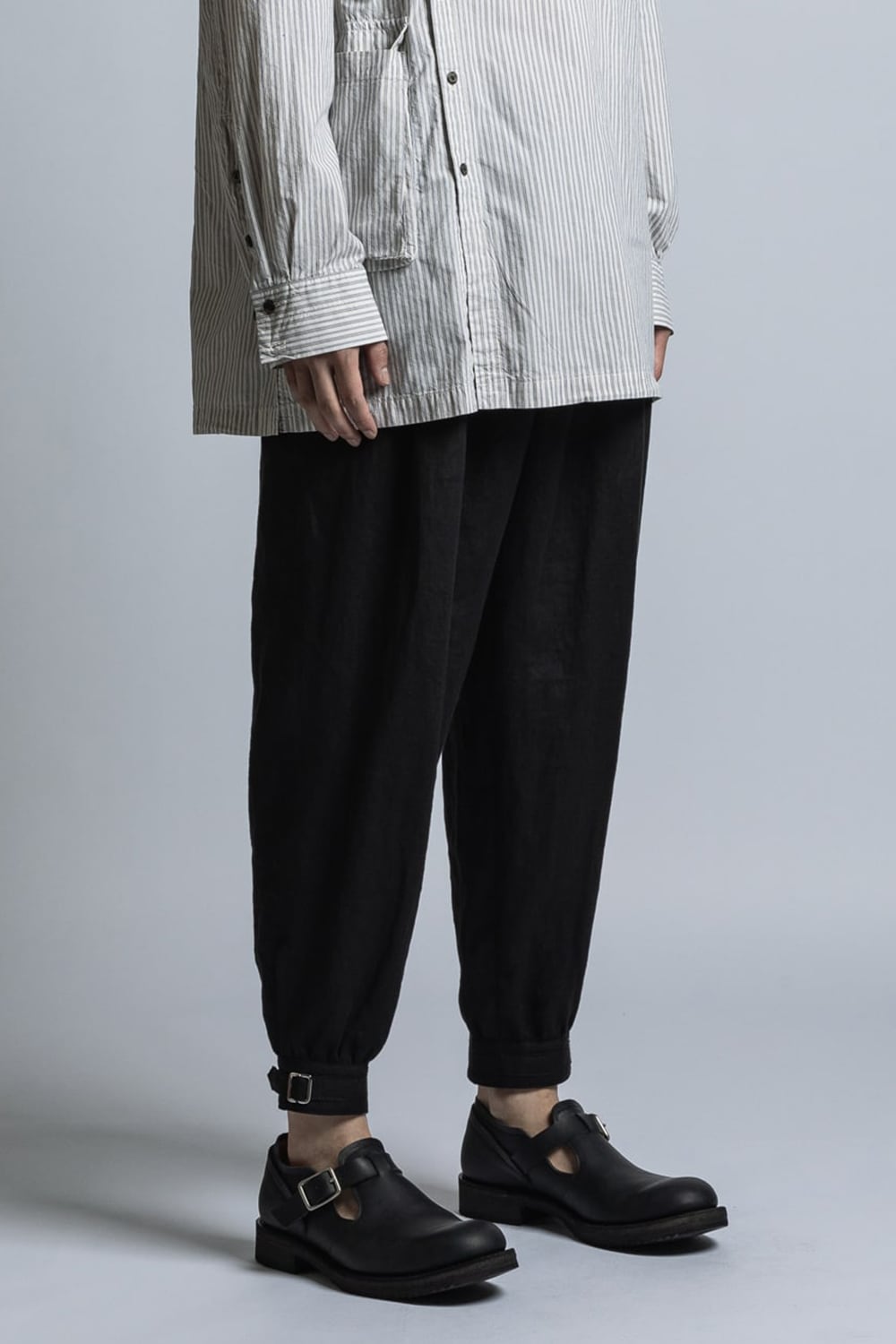 リネンブロード カフパンツ