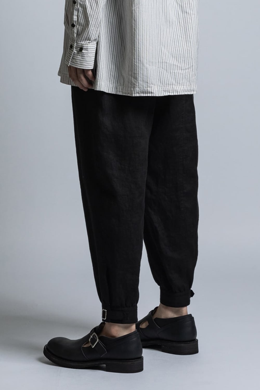 リネンブロード カフパンツ