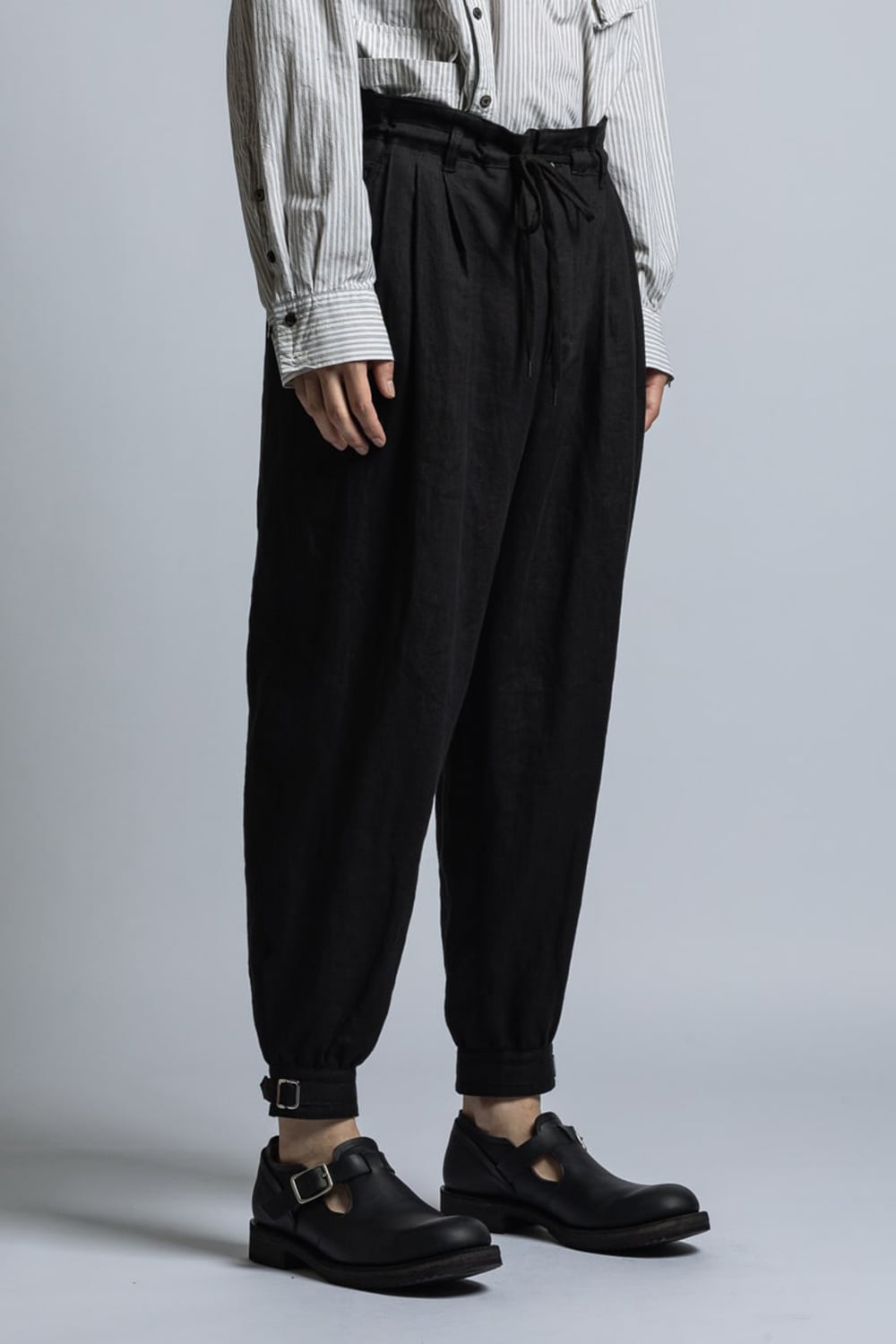 リネンブロード カフパンツ