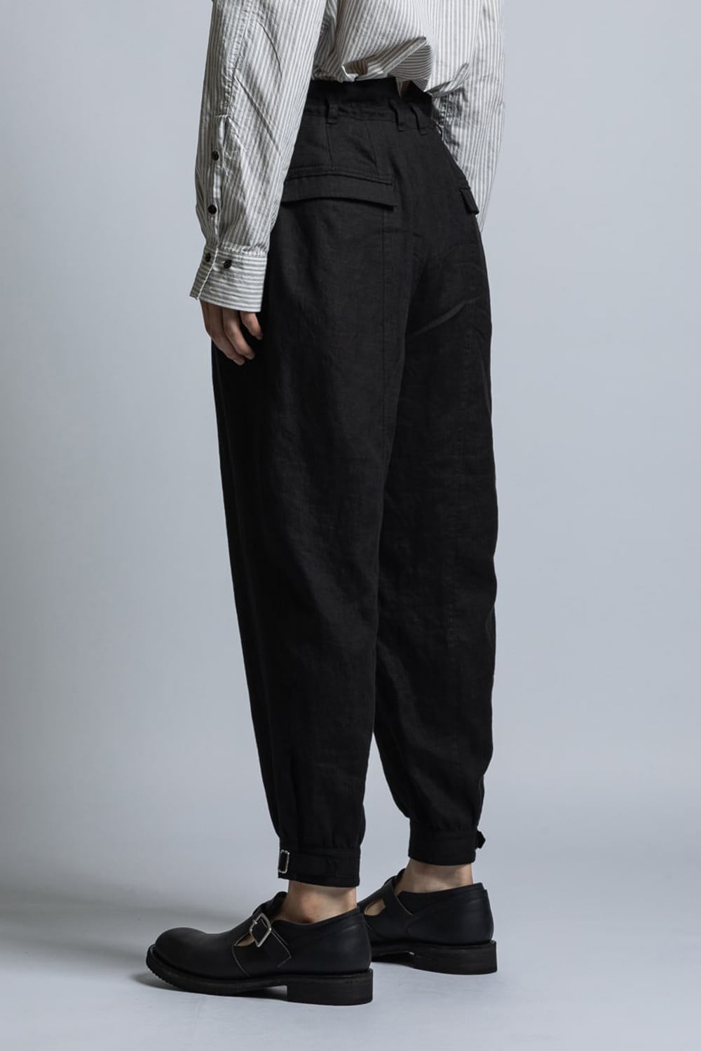 リネンブロード カフパンツ