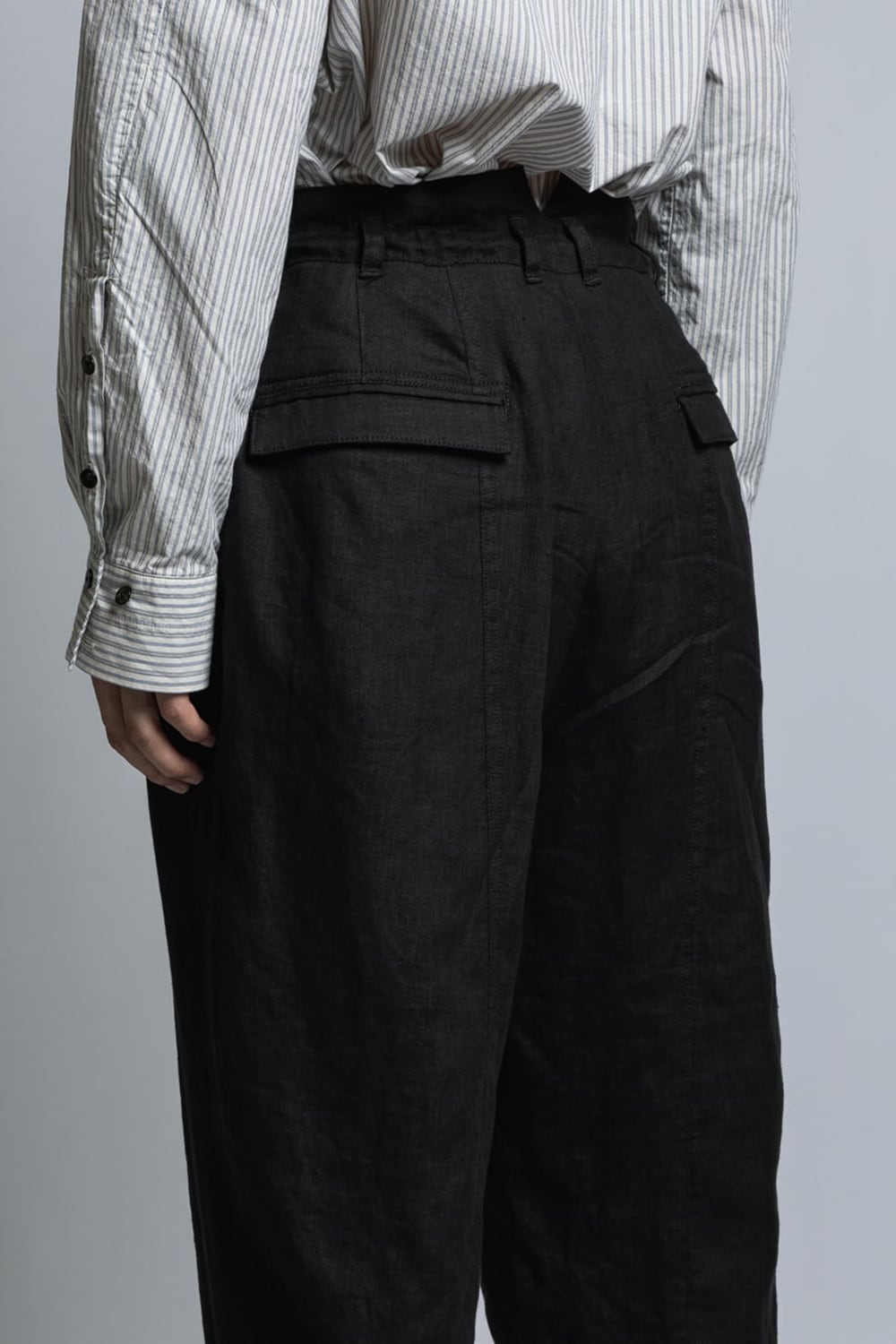 リネンブロード カフパンツ