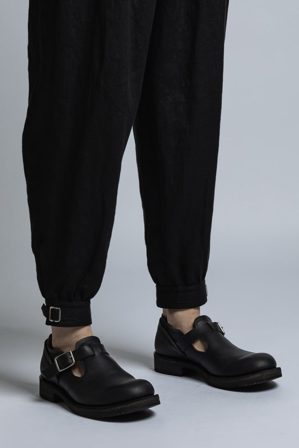 リネンブロード カフパンツ