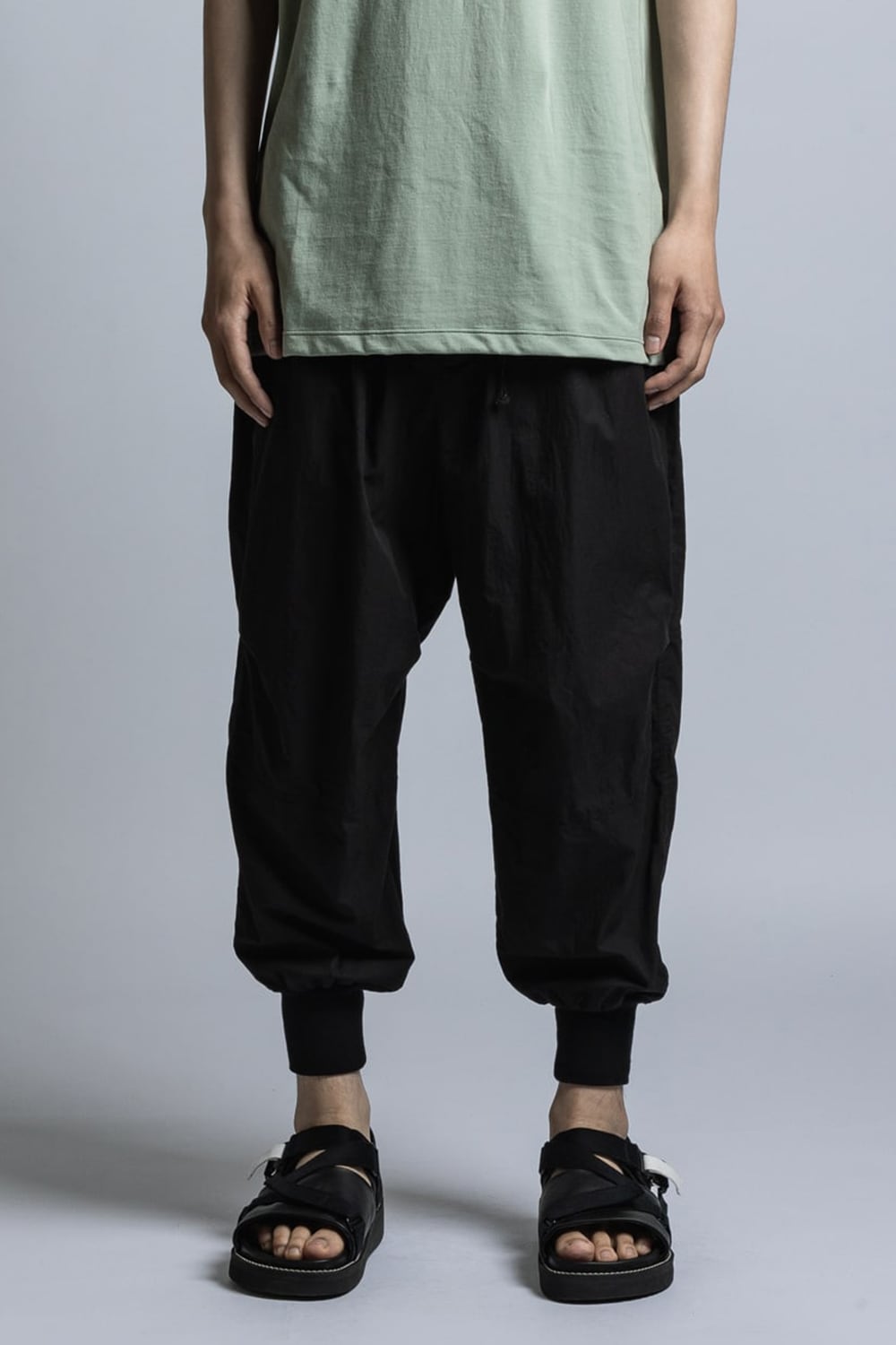 Compact Twill Rib Pants Black