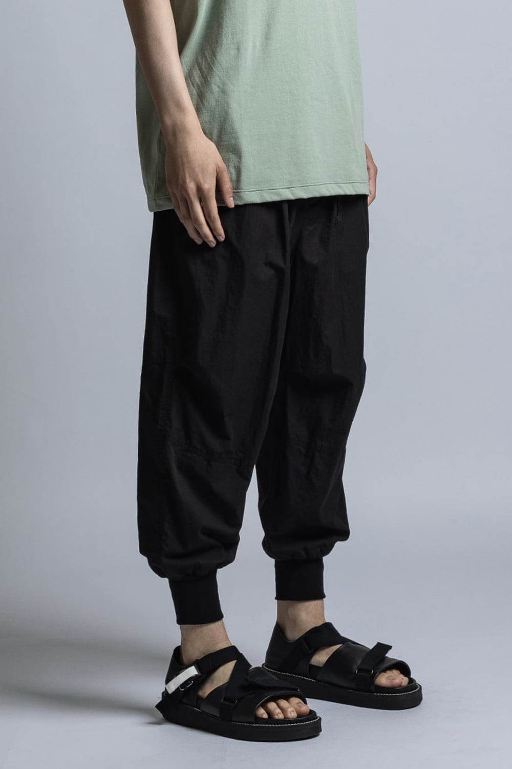 Compact Twill Rib Pants Black