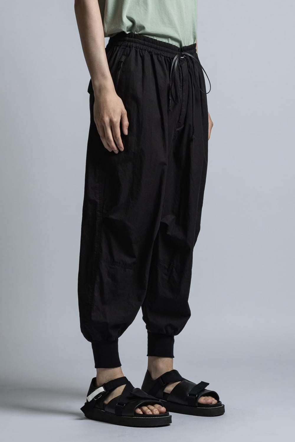 Compact Twill Rib Pants Black