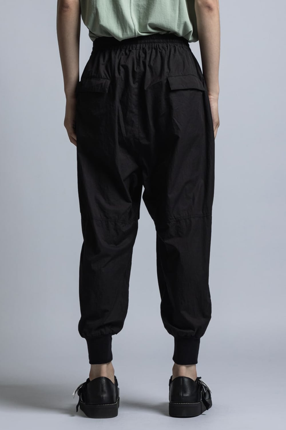 Compact Twill Rib Pants Black