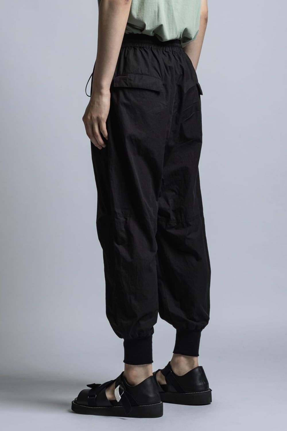 Compact Twill Rib Pants Black