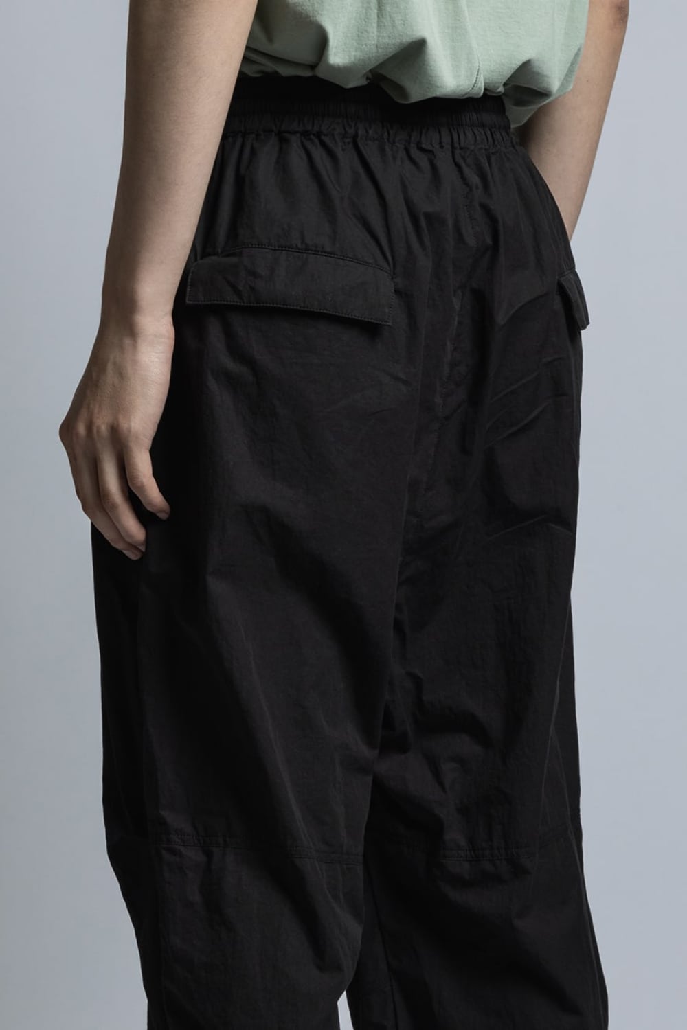 Compact Twill Rib Pants Black