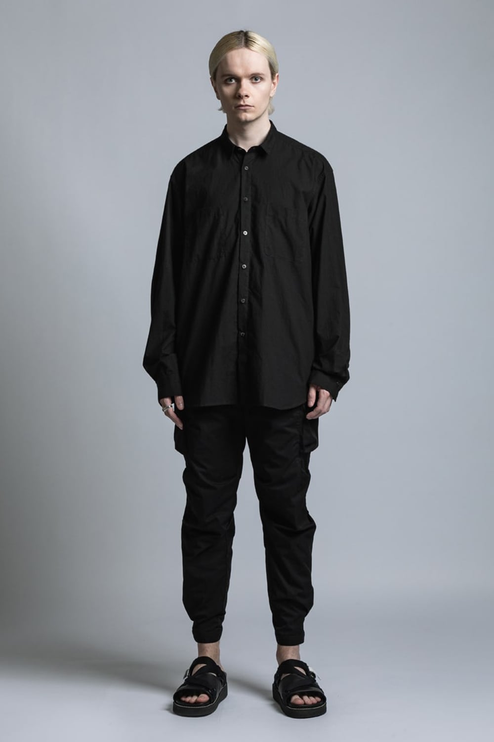 Typewriter Cloth Shirt Black