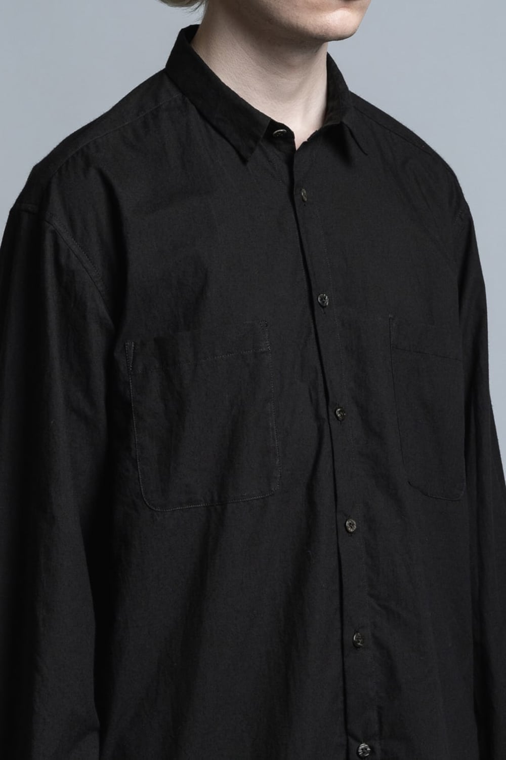 Typewriter Cloth Shirt Black