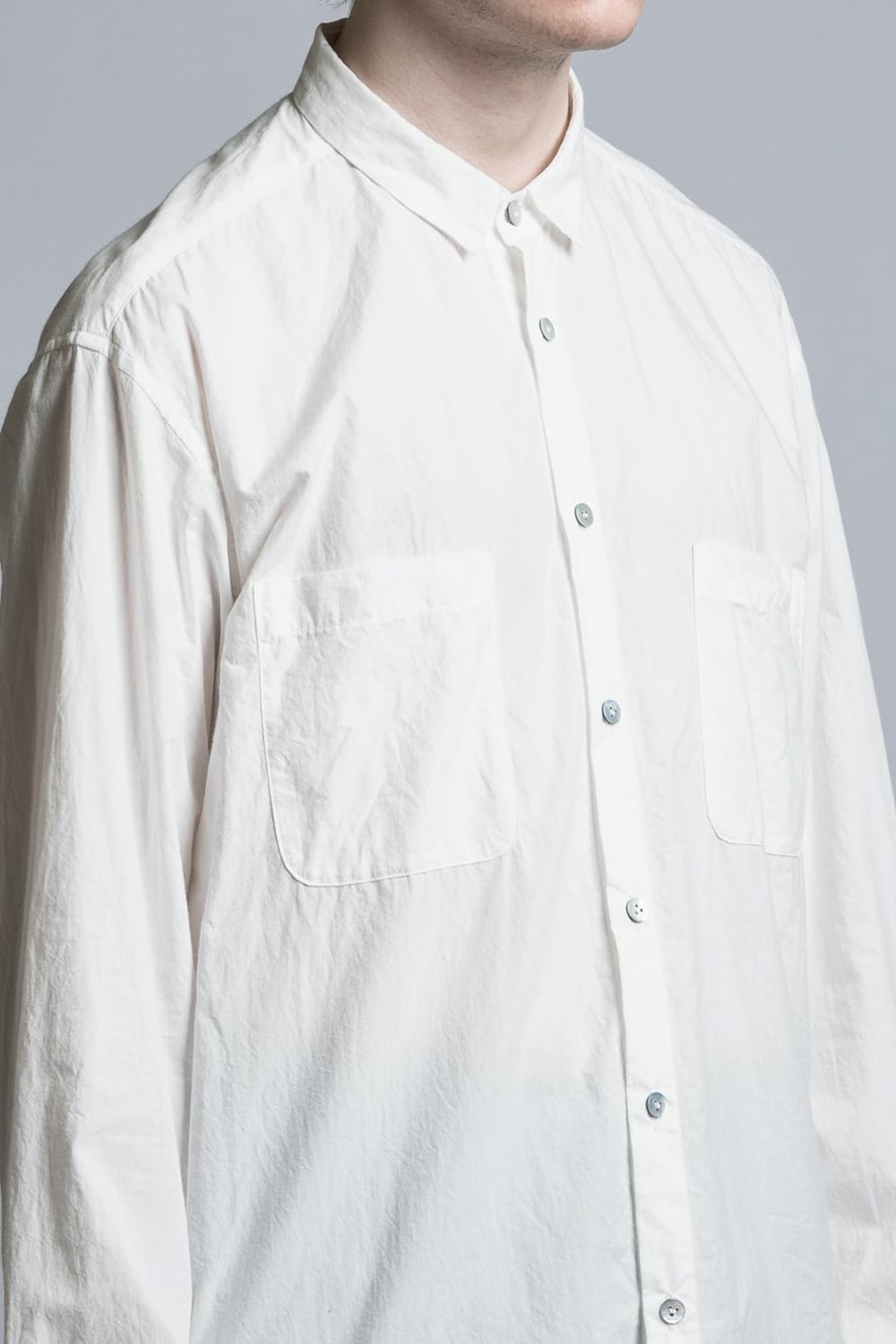 Typewriter Cloth Shirt White