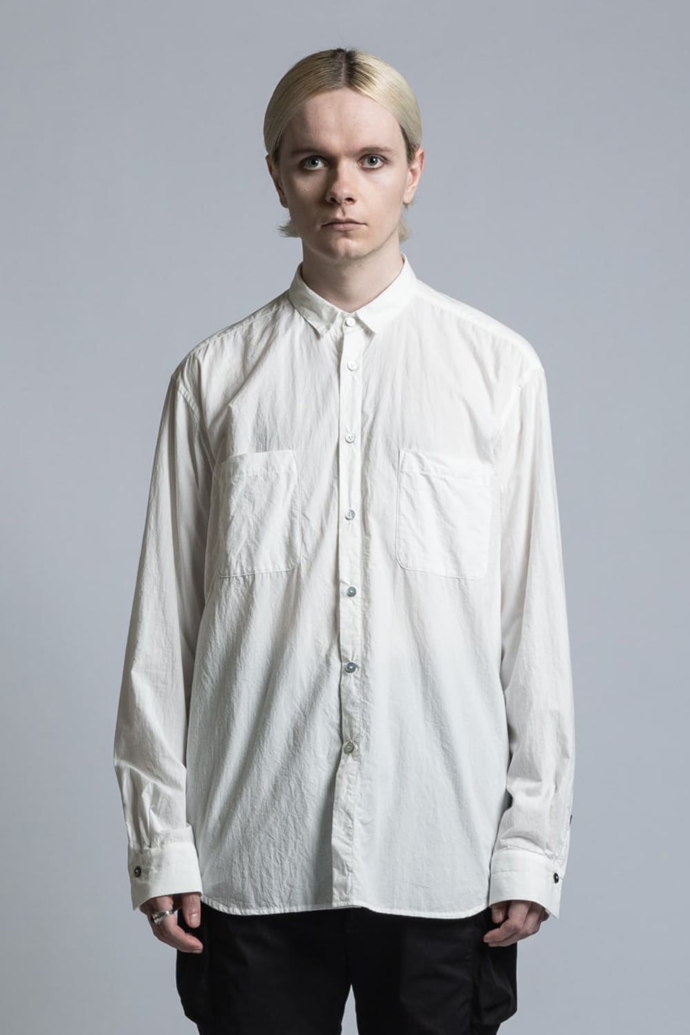 Typewriter Cloth Shirt White