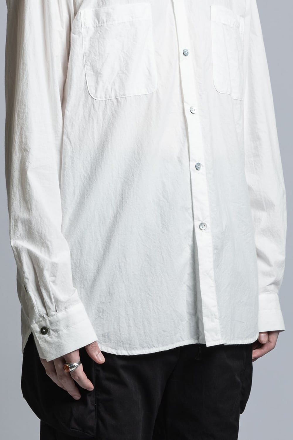 Typewriter Cloth Shirt White