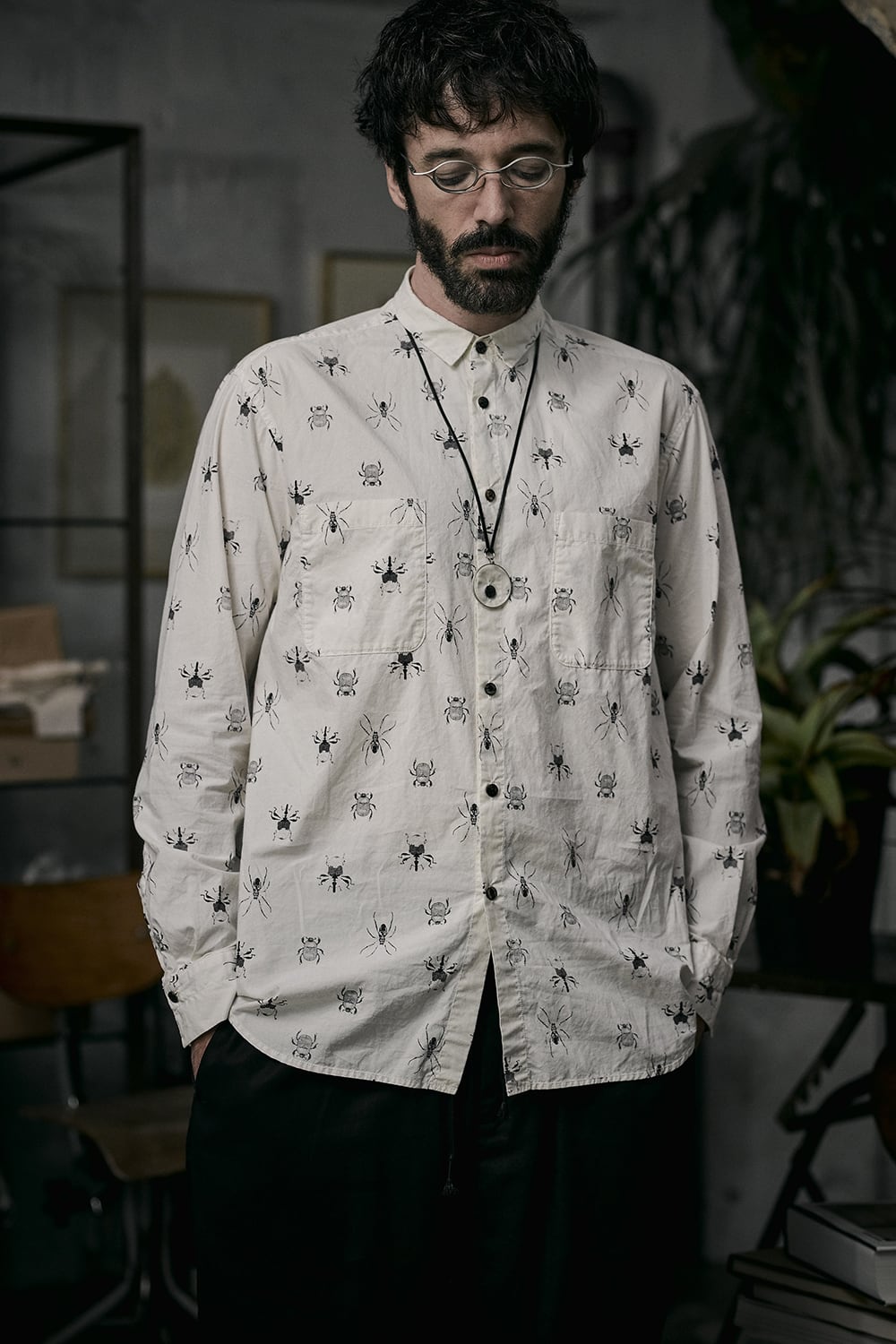 SUZUKO MOMOYAMA 'INSECTS' Print Shirt