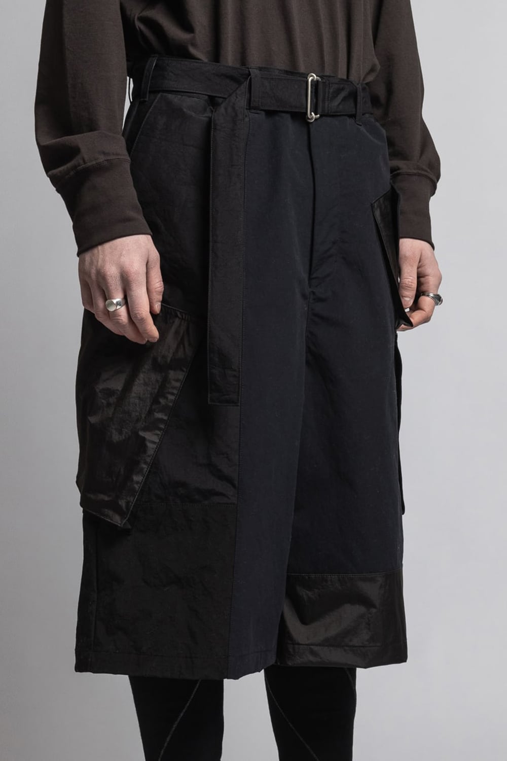 フラグメント ショーツ Black Mix