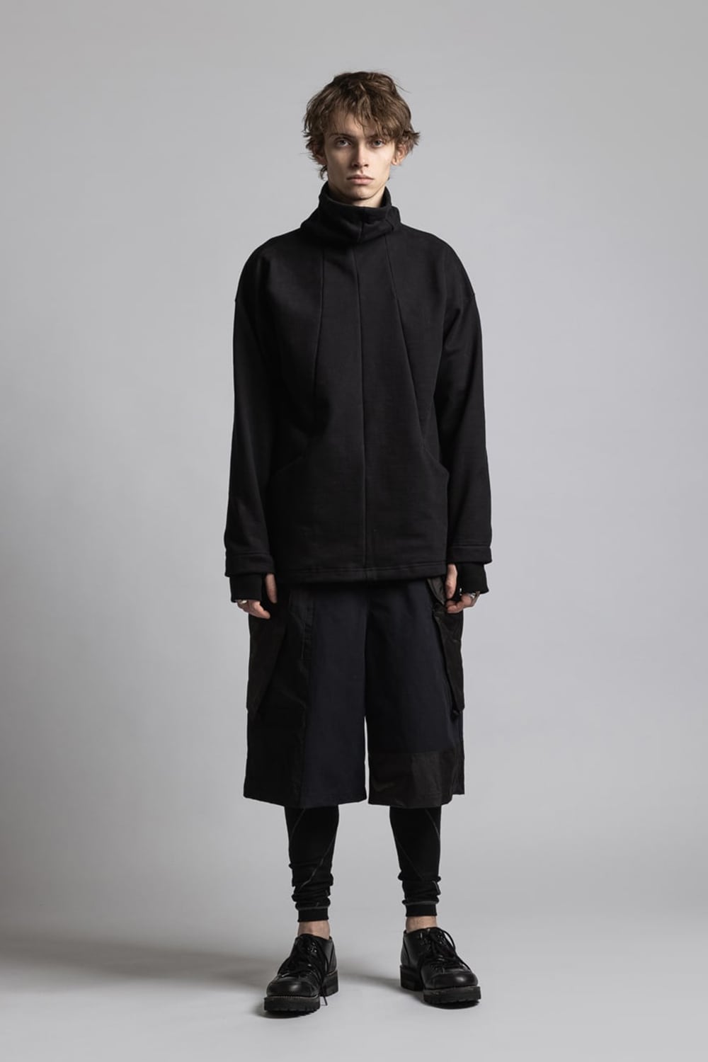 フラグメント ショーツ Black Mix