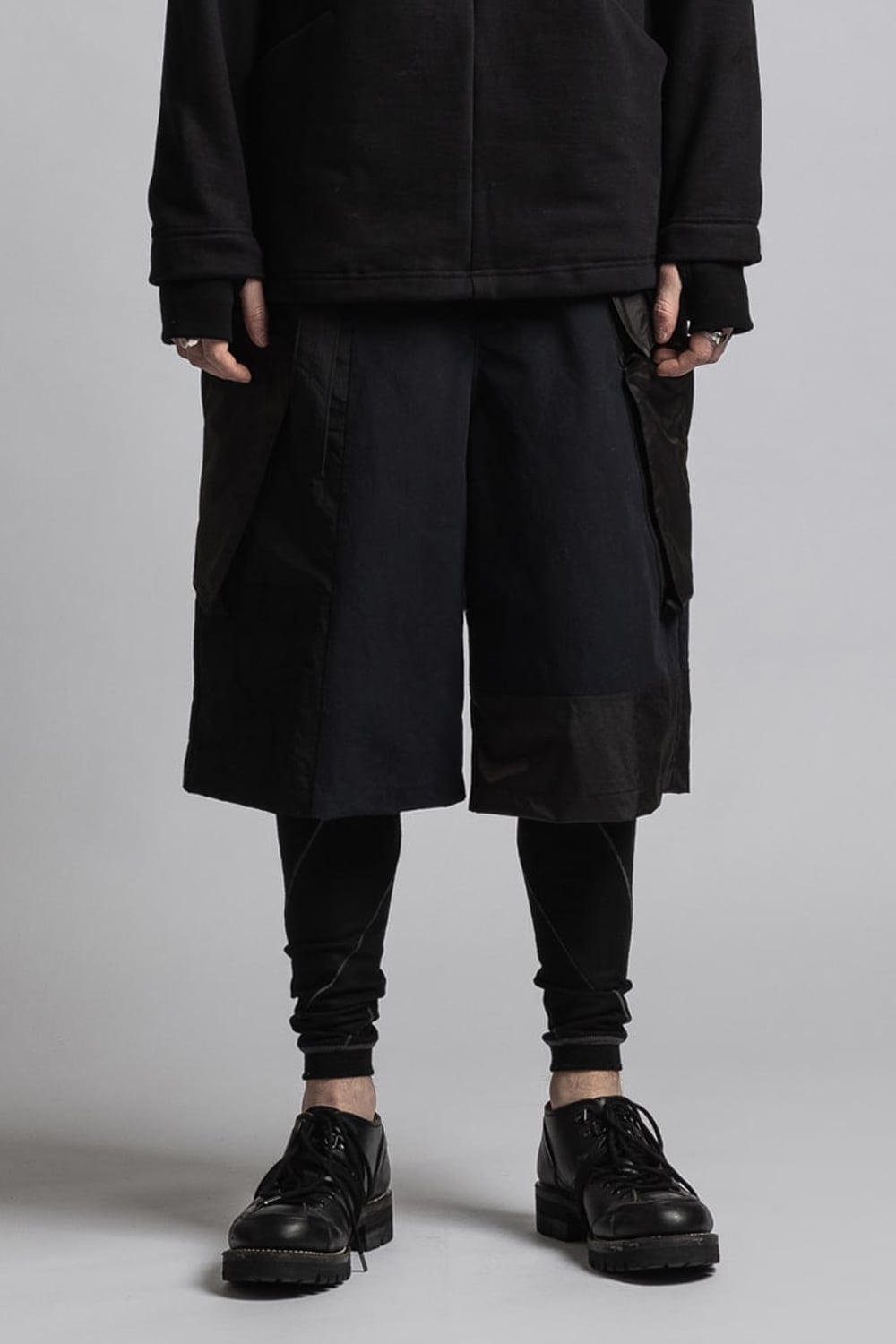 フラグメント ショーツ Black Mix