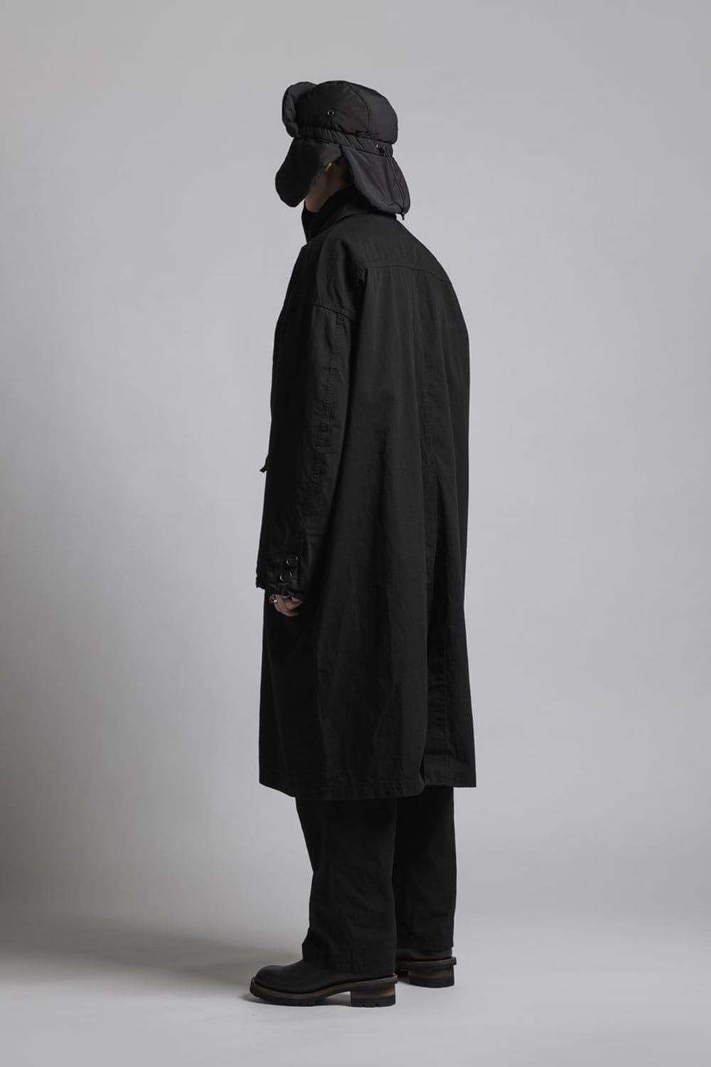 CORDURA’NYCO’ Chester coat Black