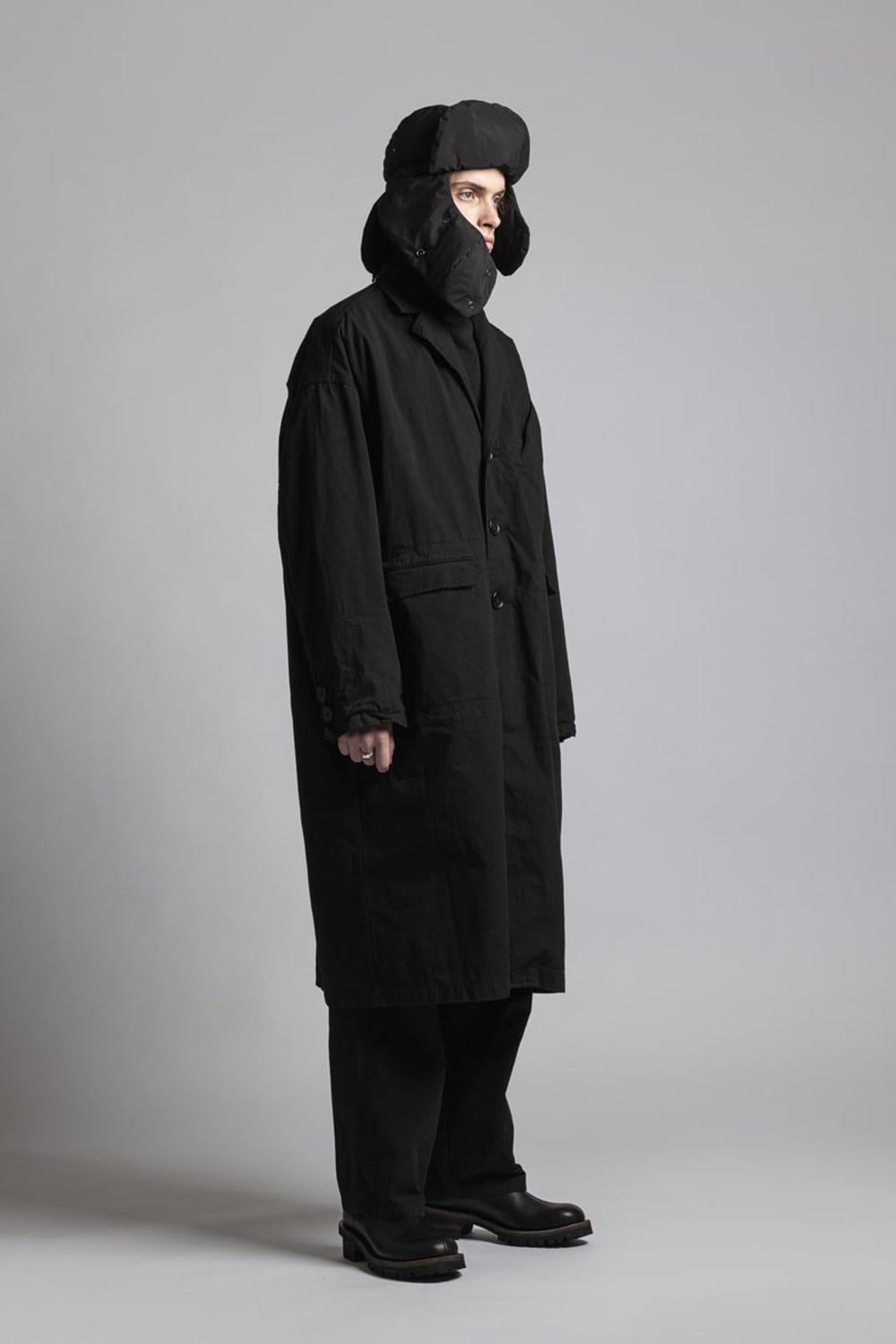 CORDURA’NYCO’ Chester coat Black