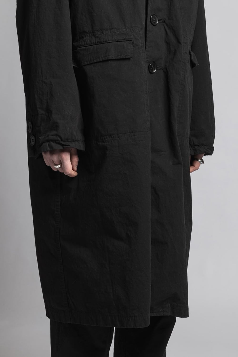 CORDURA’NYCO’ Chester coat Black