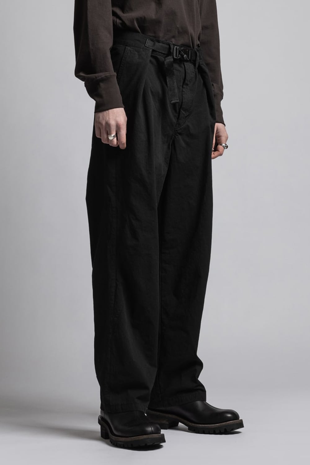 CORDURA'NYCO' Wide Pants Black