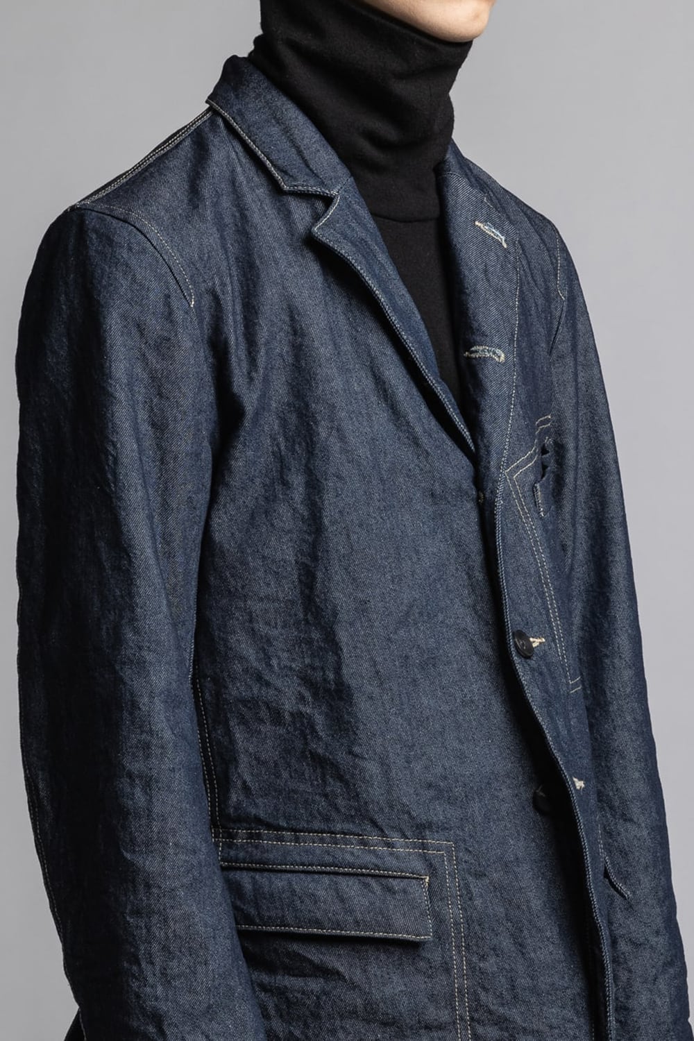 Strong twist Denim jacket