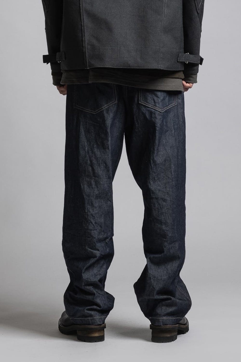 Strong twist Denim Wide pants