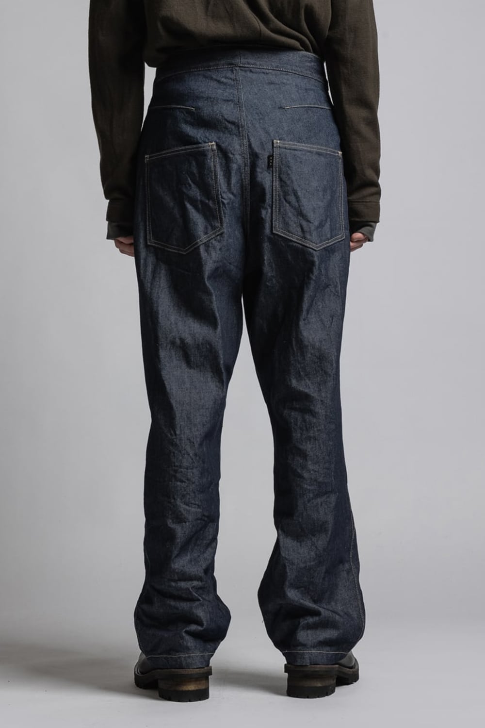 Strong twist Denim Wide pants