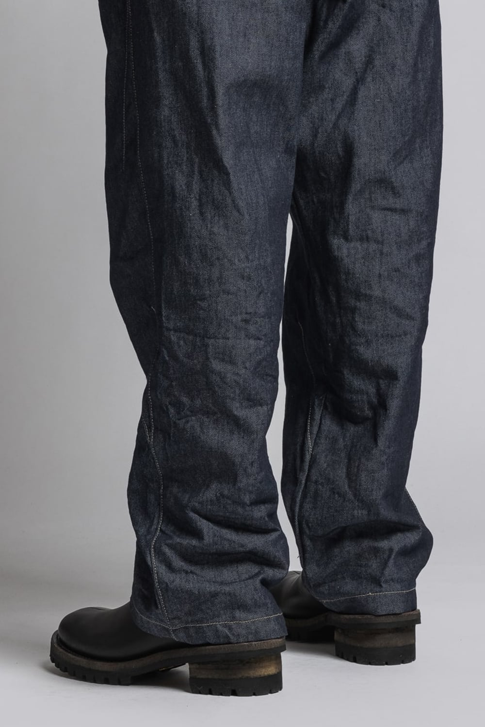 Strong twist Denim Wide pants