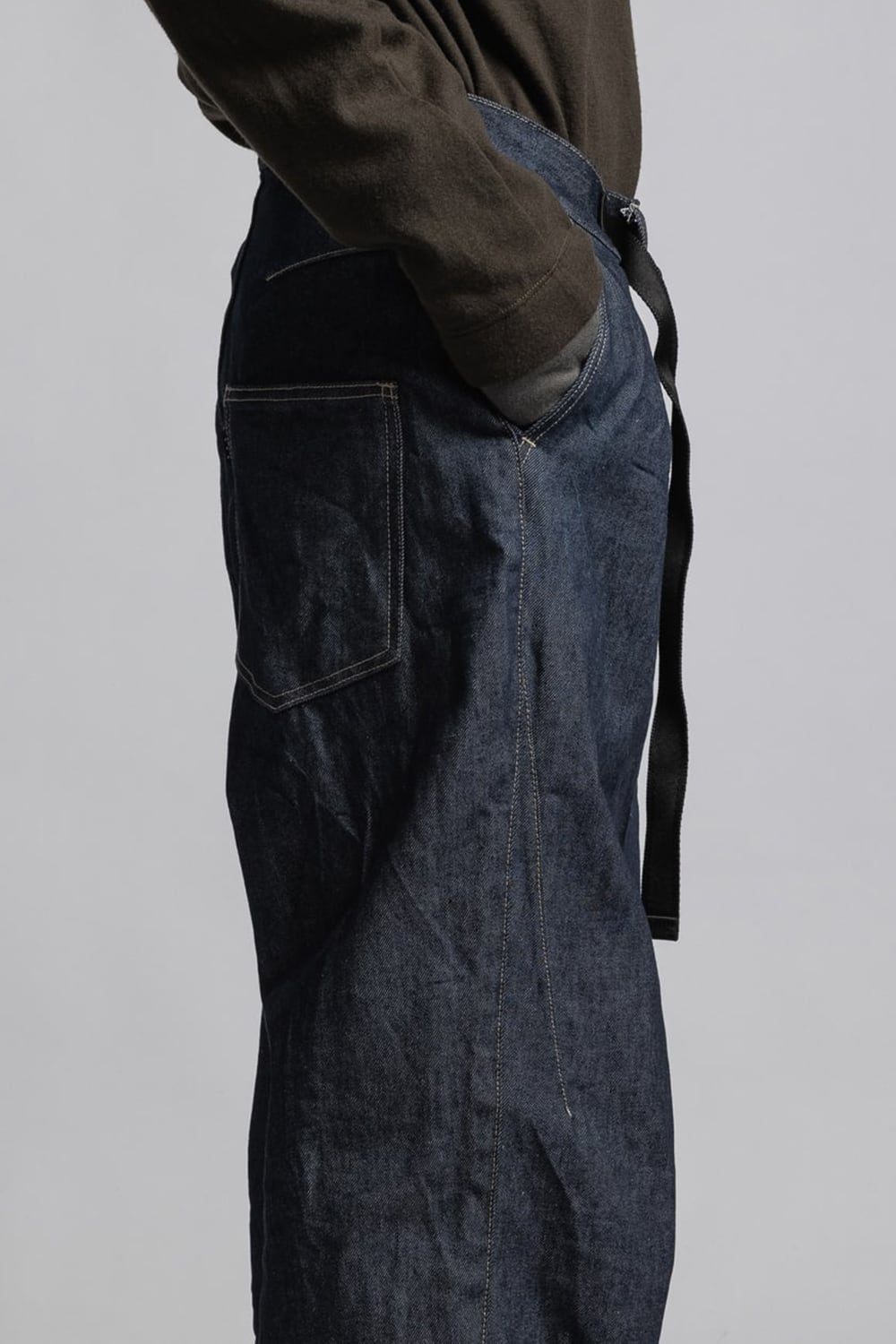 Strong twist Denim Wide pants