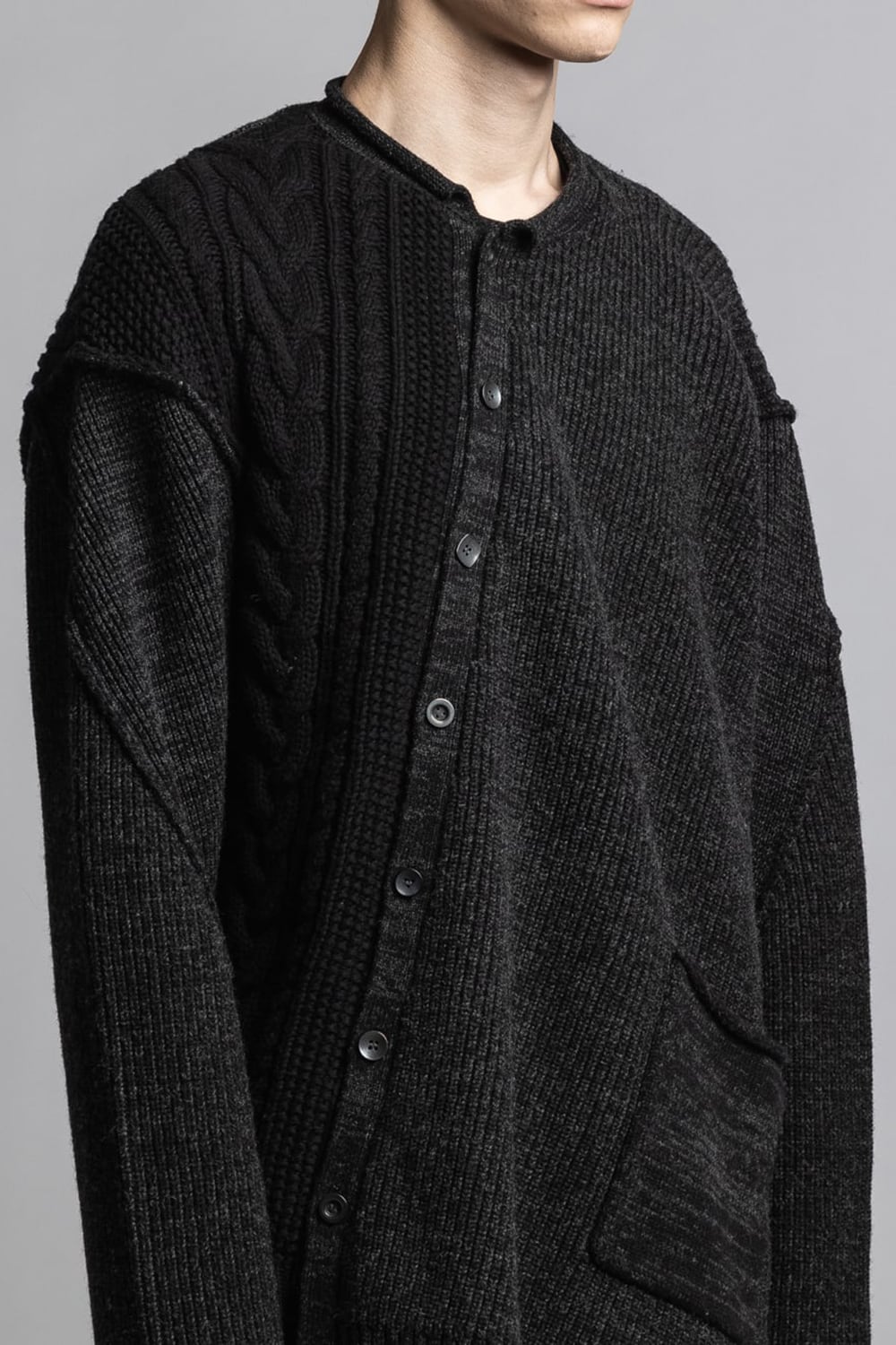 Fragment Cardigan Black
