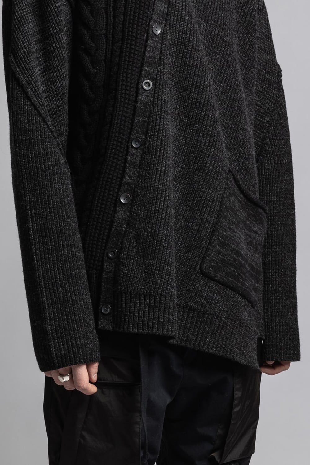 Fragment Cardigan Black