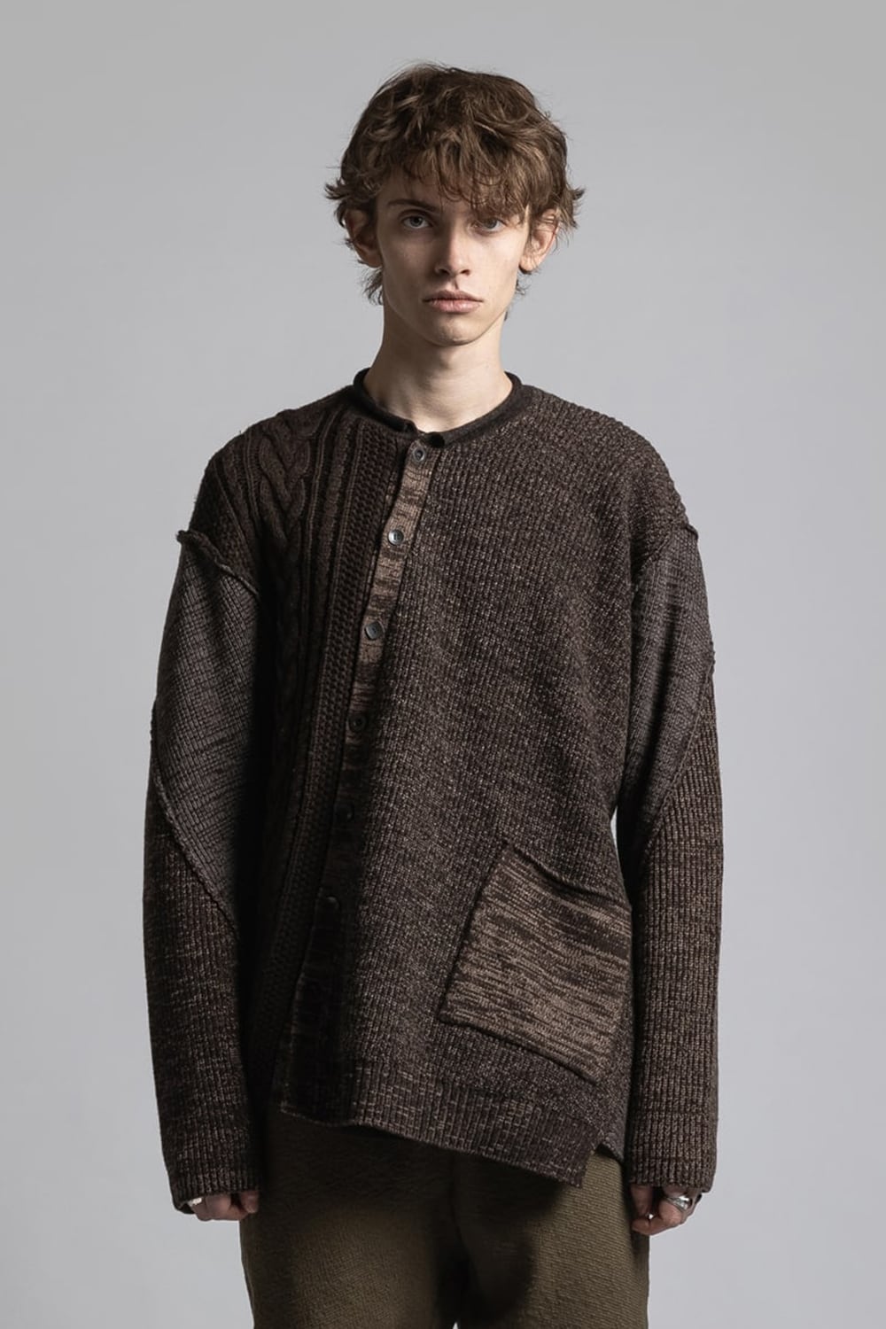 Fragment Cardigan Brown