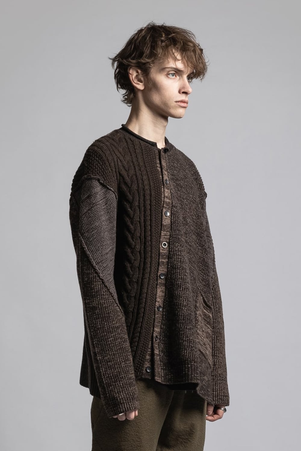 Fragment Cardigan Brown