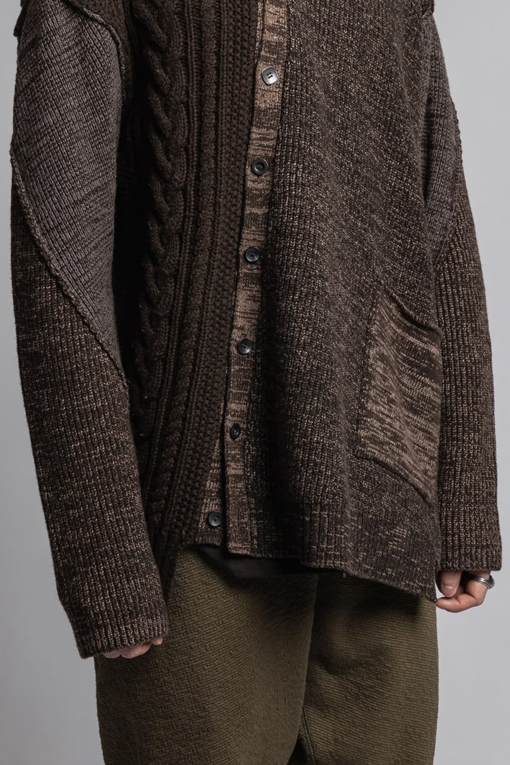 Fragment Cardigan Brown